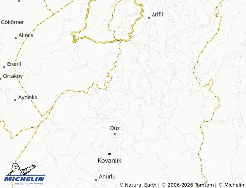 Mappa MICHELIN Bahçeli - ViaMichelin