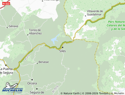 Kaart MICHELIN Siles - ViaMichelin