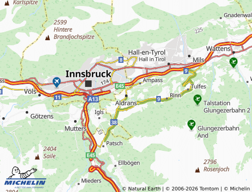 Mapa MICHELIN Aldrans - ViaMichelin