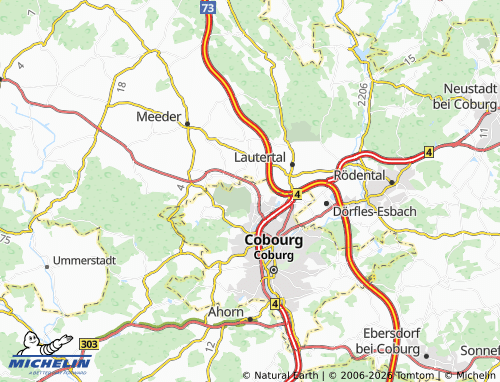 MICHELIN Glend map - ViaMichelin