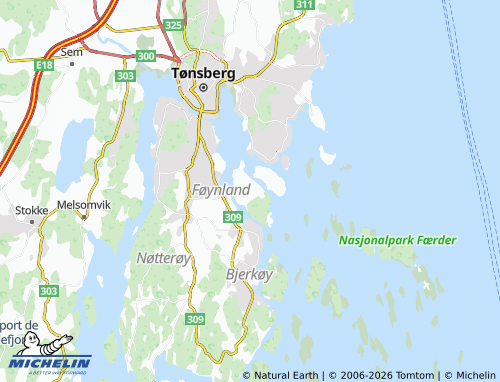 Mappa MICHELIN Føynland - ViaMichelin