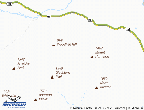 MICHELIN Mount Hamilton map - ViaMichelin