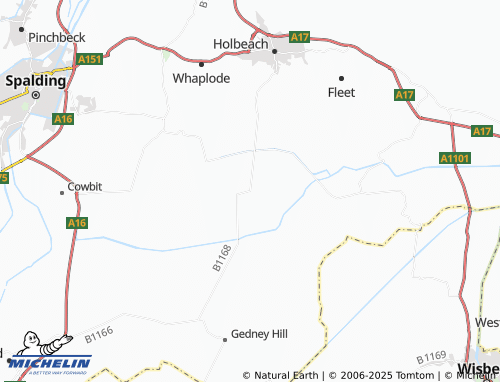 Mappa MICHELIN Holbeach Saint Johns - ViaMichelin