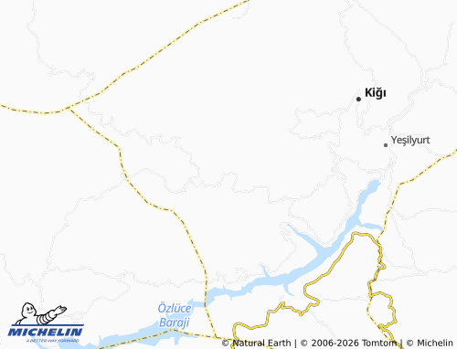 MICHELIN Yazgünü map - ViaMichelin