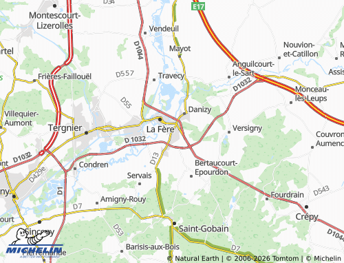 Mappa MICHELIN Charmes - ViaMichelin