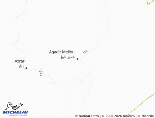 Mapa MICHELIN Aghadeer Maloul - ViaMichelin