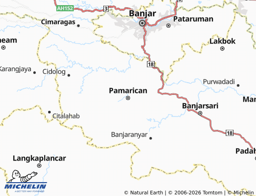 Carte MICHELIN Pamarican - ViaMichelin