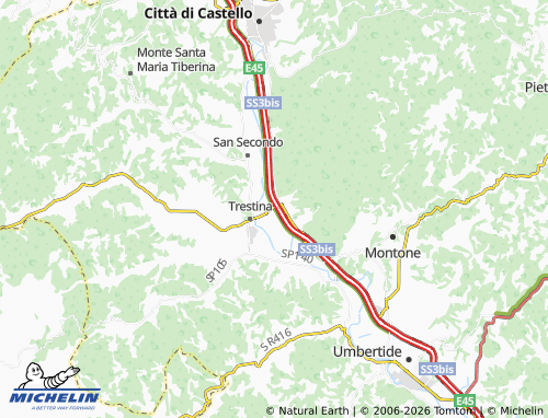 Mapa MICHELIN Cornetto - ViaMichelin