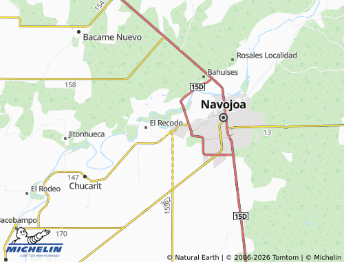 Mappa MICHELIN San Ignacio Cohuirimpo - ViaMichelin