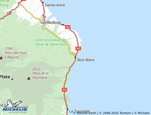 MICHELIN-Landkarte Bois Blanc - ViaMichelin
