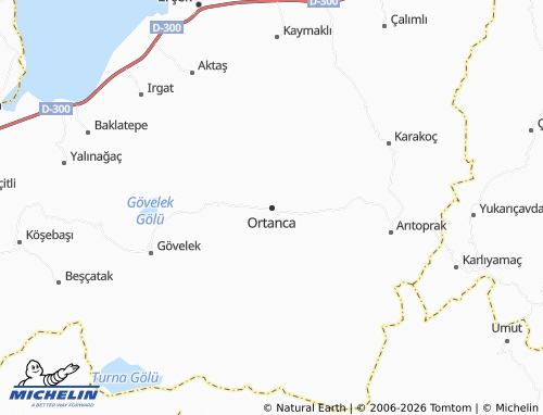 MICHELIN Ortanca map - ViaMichelin