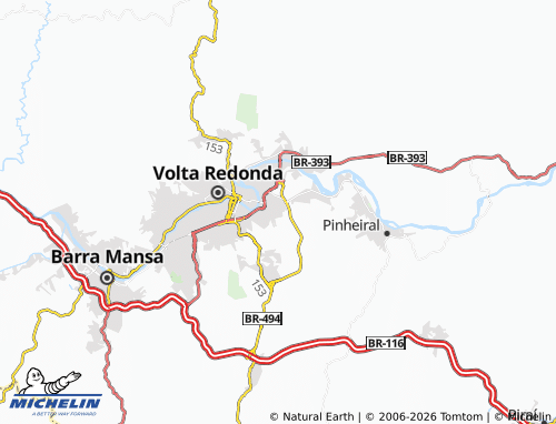 Mapa MICHELIN Água Limpa - ViaMichelin