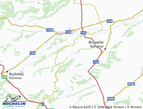MICHELIN-Landkarte Kiselevo - ViaMichelin