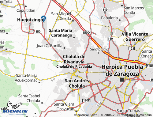 MICHELIN Punta Andretta map - ViaMichelin