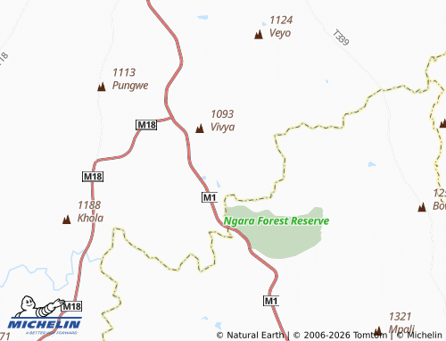 MICHELIN Chambwe map - ViaMichelin