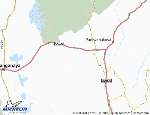 MICHELIN Kandubedda map - ViaMichelin