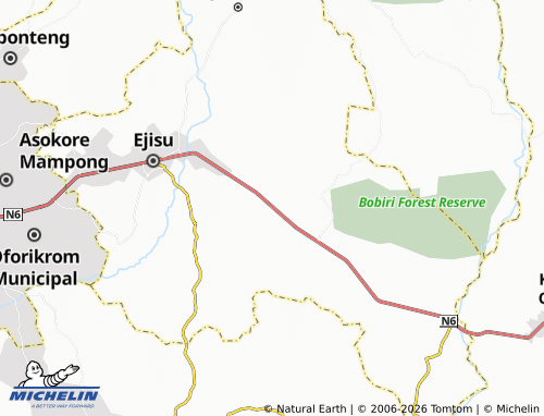 Mapa MICHELIN Boankra - ViaMichelin