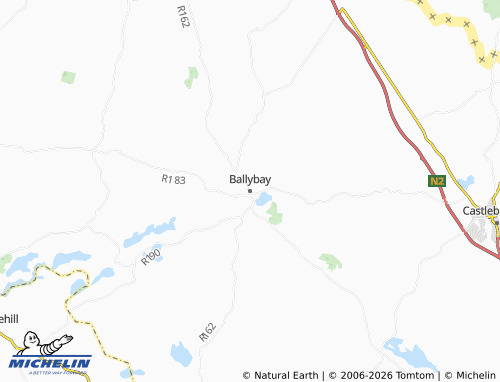 Mapa MICHELIN Ballybay - ViaMichelin