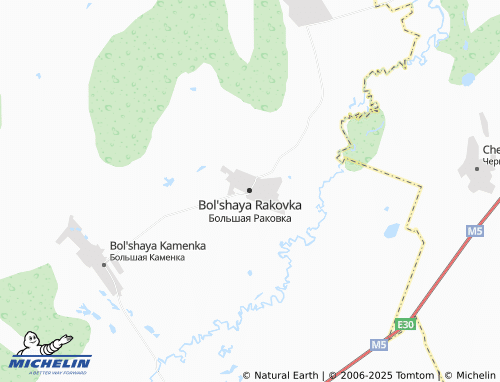 MICHELIN Bol'shaya Rakovka map - ViaMichelin