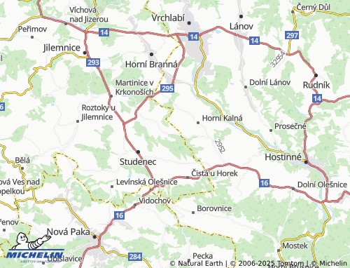 MICHELIN Nový Svět map - ViaMichelin
