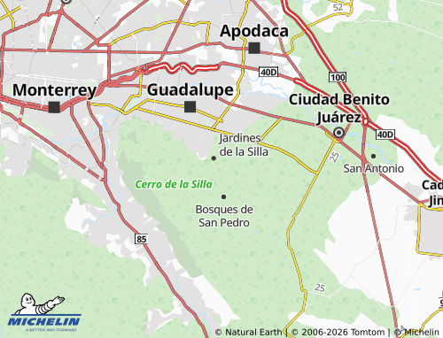 Mappa MICHELIN Valle de la Silla - ViaMichelin