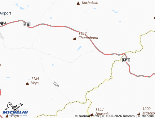 Mapa MICHELIN Chamwabvi - ViaMichelin