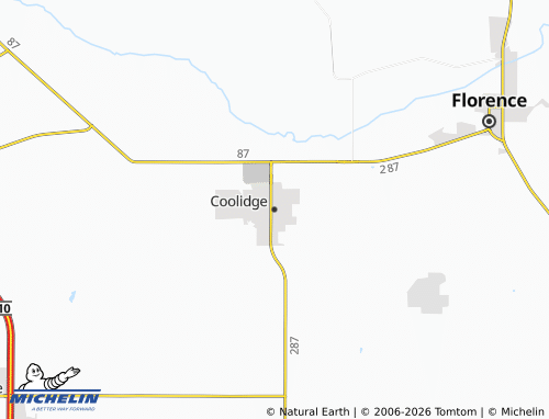 Mappa MICHELIN Coolidge - ViaMichelin