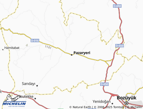 MICHELIN Çarşı map - ViaMichelin