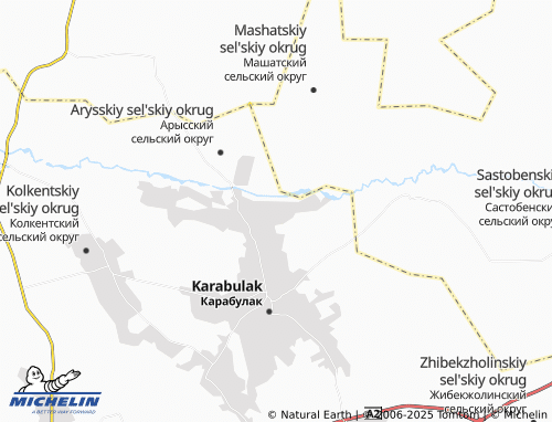 MICHELIN Kozhakorgan map - ViaMichelin