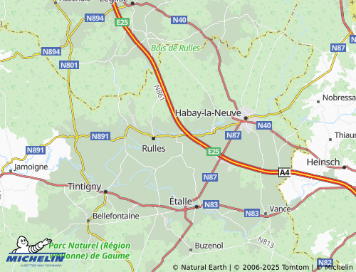 Carte MICHELIN Houdemont - ViaMichelin