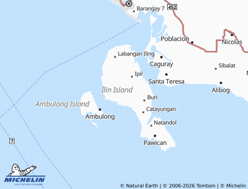 MICHELIN Inasakan map - ViaMichelin