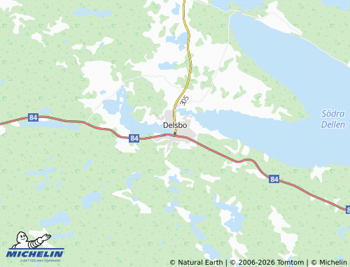 Mapa MICHELIN Delsbo - ViaMichelin