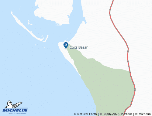 Mapa MICHELIN Cox's Bazar - ViaMichelin