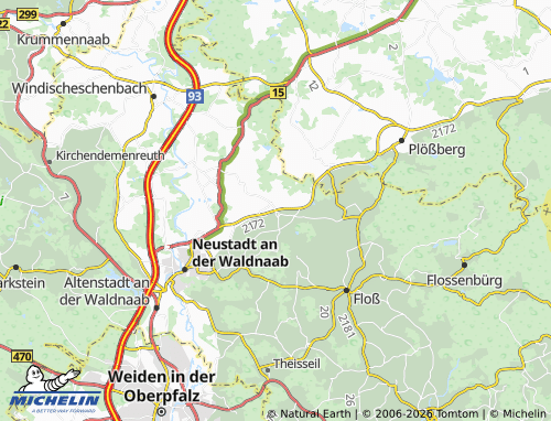 Mappa MICHELIN Püchersreuth - ViaMichelin