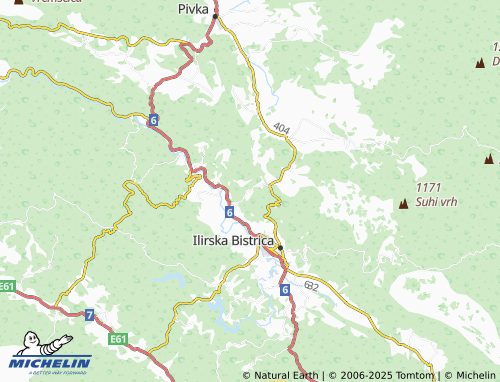 MICHELIN-Landkarte Podstenje - ViaMichelin