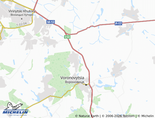 Mappa MICHELIN Komariv - ViaMichelin