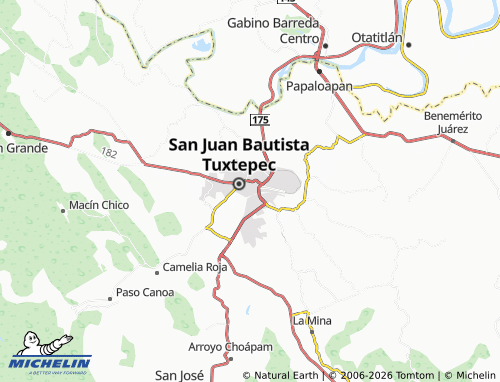 Mapa MICHELIN San Felipe y El Castillo - ViaMichelin