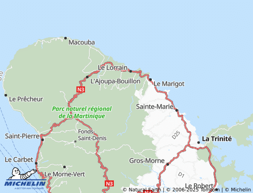 Mapa MICHELIN Haut Carabin - ViaMichelin