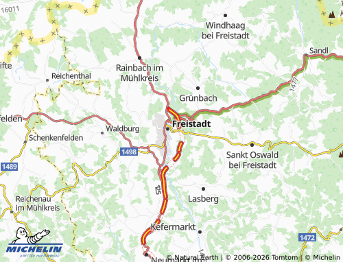Mappa MICHELIN Manzenreith - ViaMichelin