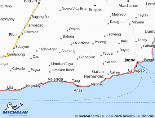 MICHELIN Ginopolan Proper map - ViaMichelin