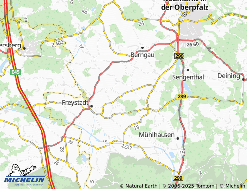 MICHELIN-Landkarte Frettenshofen - ViaMichelin