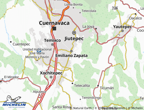 Kaart MICHELIN Modesto Rangel - ViaMichelin