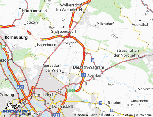 MICHELIN Kapellerfeld map - ViaMichelin