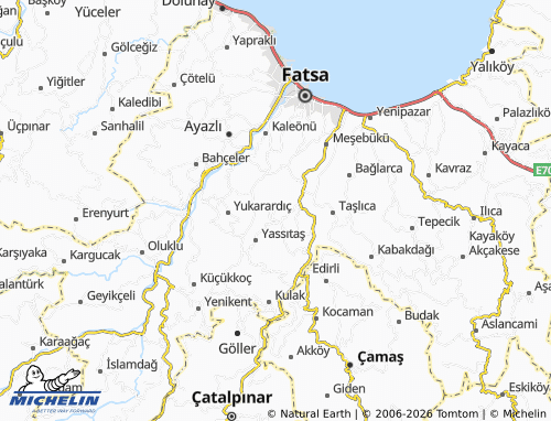 Mapa MICHELIN Karataş - ViaMichelin