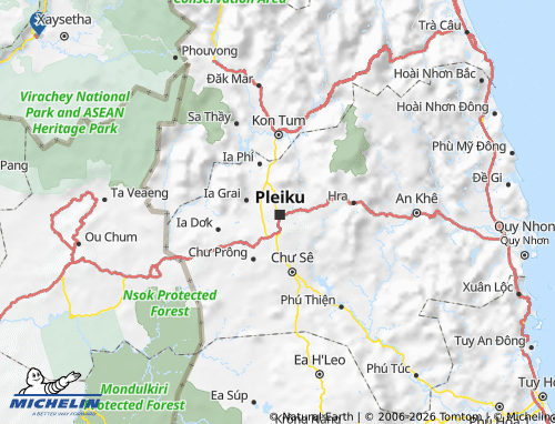 Mapa MICHELIN Pleiku - ViaMichelin