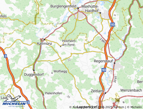 MICHELIN-Landkarte Trischlberg - ViaMichelin