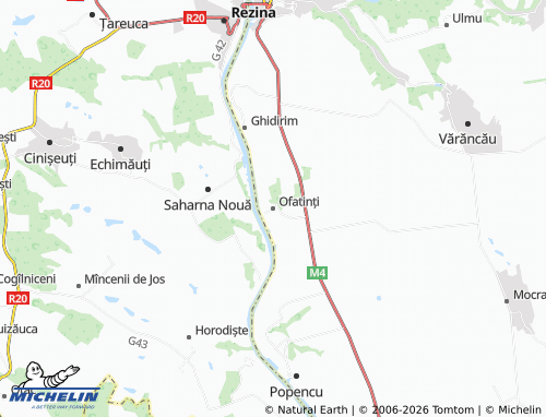 Carte MICHELIN Ofatinți - ViaMichelin