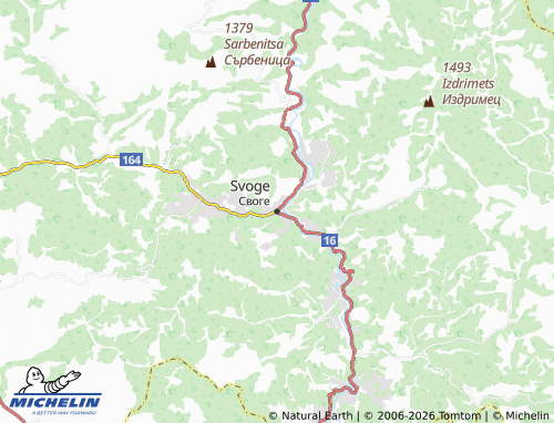 Mapa MICHELIN Svoge - ViaMichelin