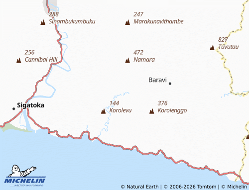 MICHELIN Saru map - ViaMichelin