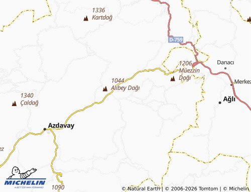 Mappa MICHELIN Samancı - ViaMichelin